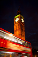 Big Ben & Routemaster Bus Passing
